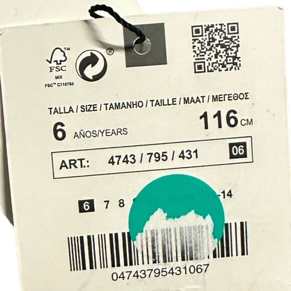 ZARA Kids | Khaki | TAPERED CHINO JEANS - Picture 4 of 6